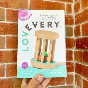LOVEVERY MONTESSORI ROLLING RATTLE 1CT